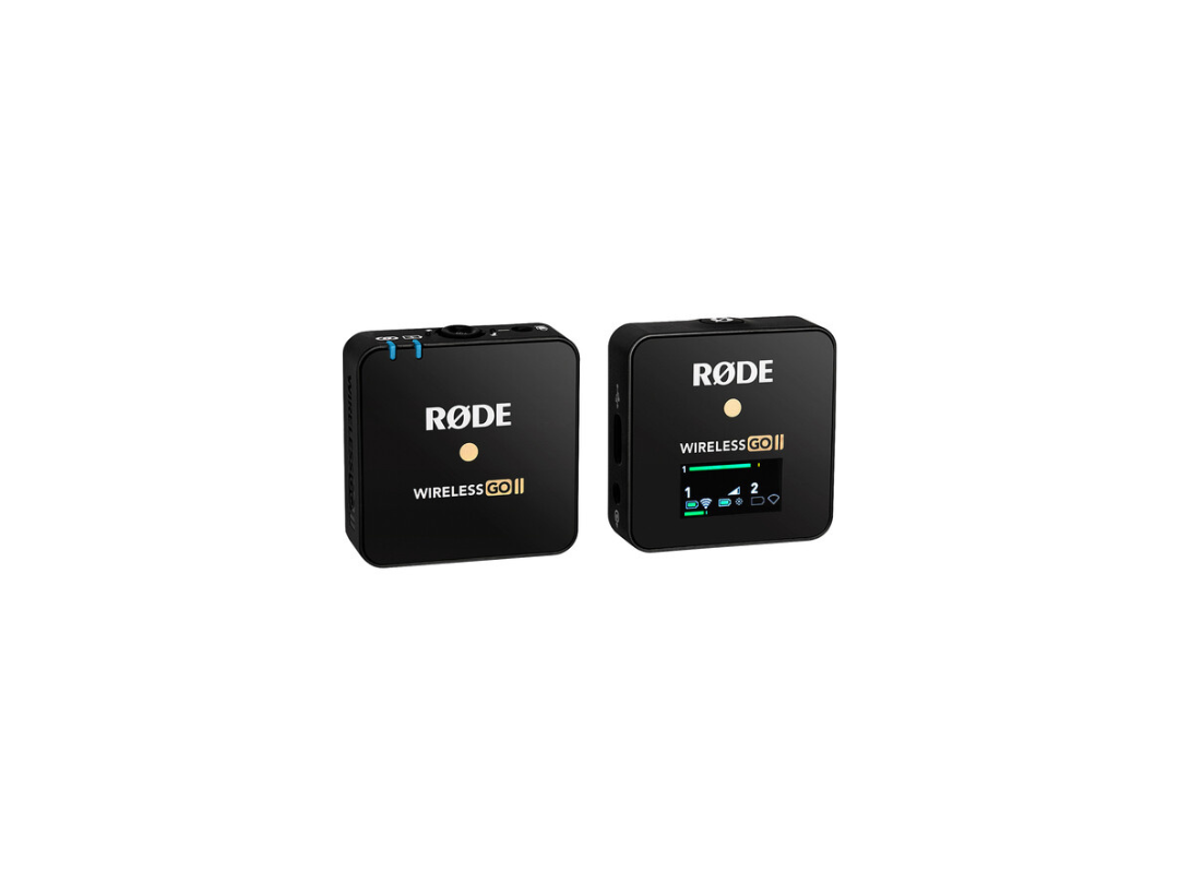 نظام ميكروفون/مسجل لاسلكي رقمي مدمج فردي RODE Wireless GO II (2.4 جيجاهرتز، أسود) نظام ميكروفون/مسجل لاسلكي رقمي مدمج فردي RODE Wireless GO II (2.4 جيجاهرتز، أسود)